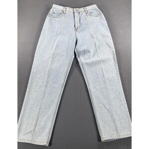 VTG Basic Equipment Sz. 14 Short 90s Mom Jeans Light Wash High Rise 100% Cotton